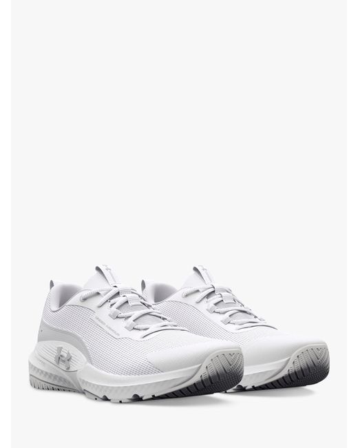 Under Armour White Dynamic Select Cross Trainers for men