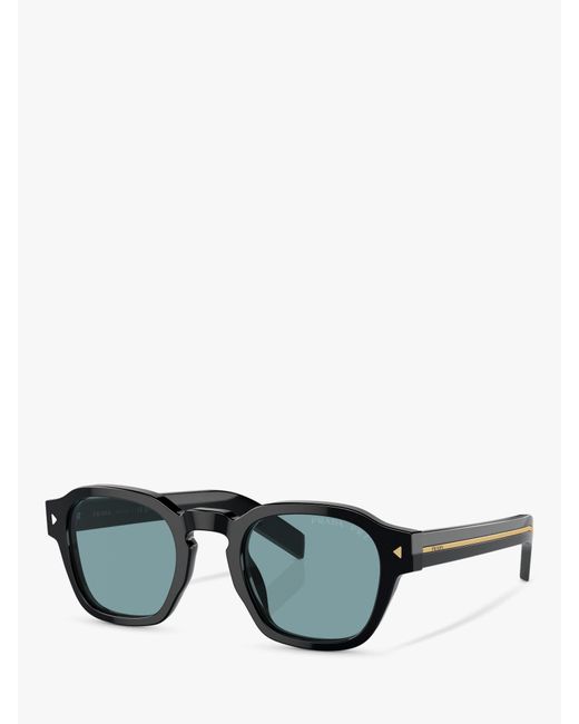 Prada Gray Pr A16s Phantos Polarised Sunglasses for men