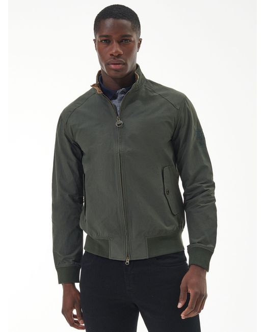 Barbour Gray International Rectifier Harrington Casual Jacket for men