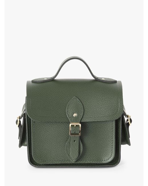 Cambridge Satchel Company Green The Traveller Leather Bag