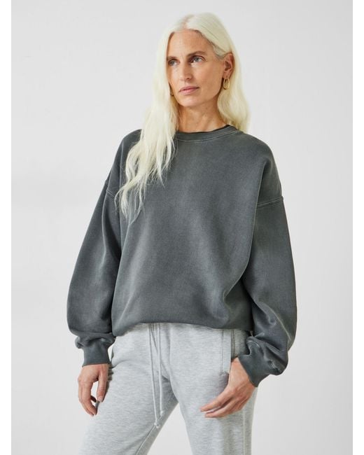 Hush Gray Quade Oversized Sweatshirt