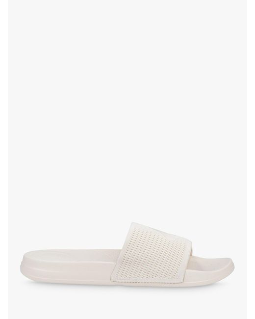 Fitflop White Iqushion Arrow Sliders for men