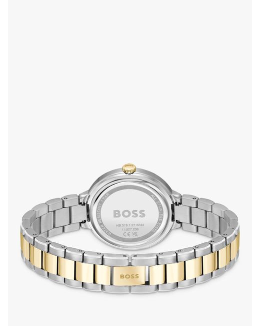 Boss Metallic 1502761 Sena Monogram Dial Bracelet Strap Watch