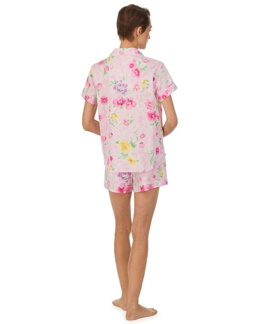 Ralph Lauren Pink Lauren Floral Shorts Pyjamas