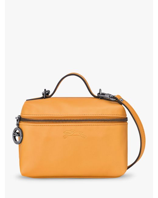 Longchamp Orange Le Pliage Xtra Extra Small Vanity Bag