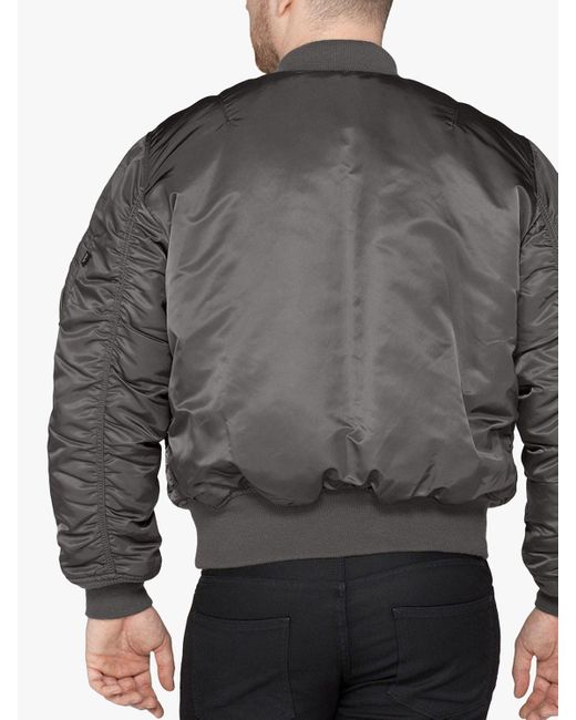 Alpha Industries Gray Ma1 Bomber Jacket for men