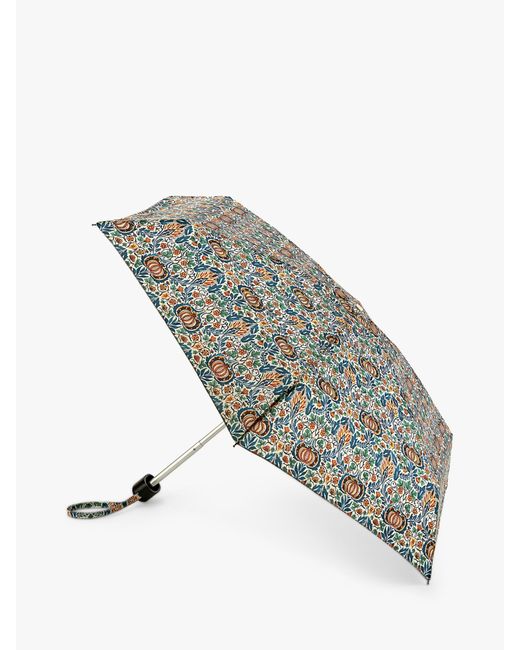 Fulton Gray Morris & Co. By Floral Telescope Umbrella