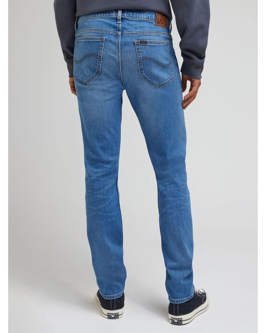Lee Jeans Blue Rider Slim Fit Denim Jeans for men