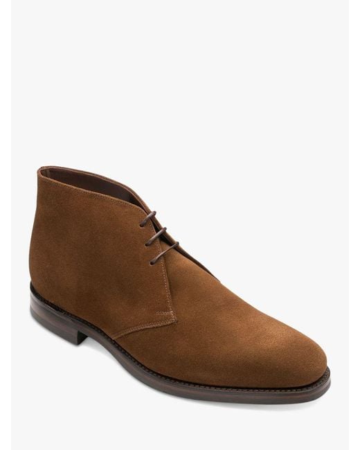 Loake Brown Pimlico Suede Chukka Boots for men