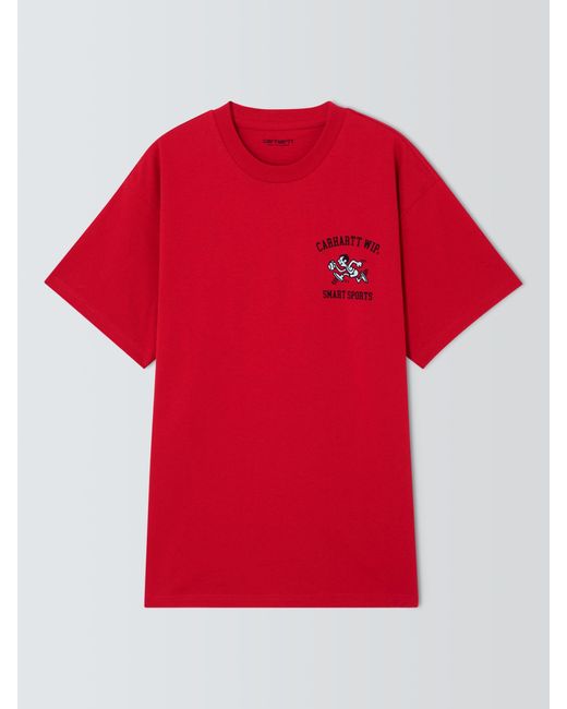 Carhartt Red Short Sleeve Smart Sports T-shirt for men