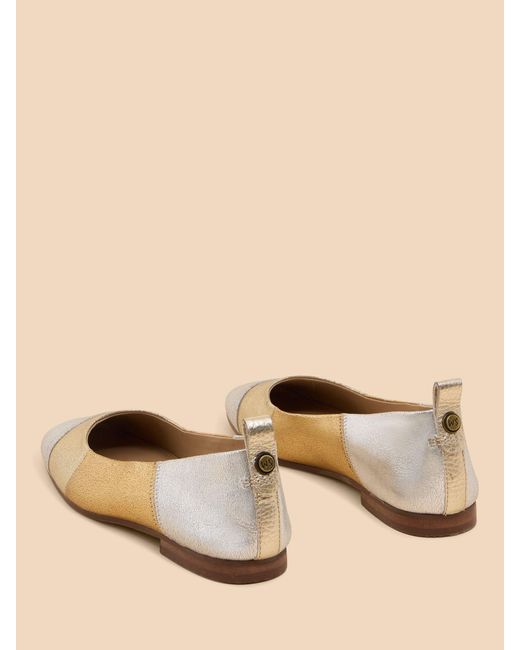 White Stuff Natural Loral Leather Pumps