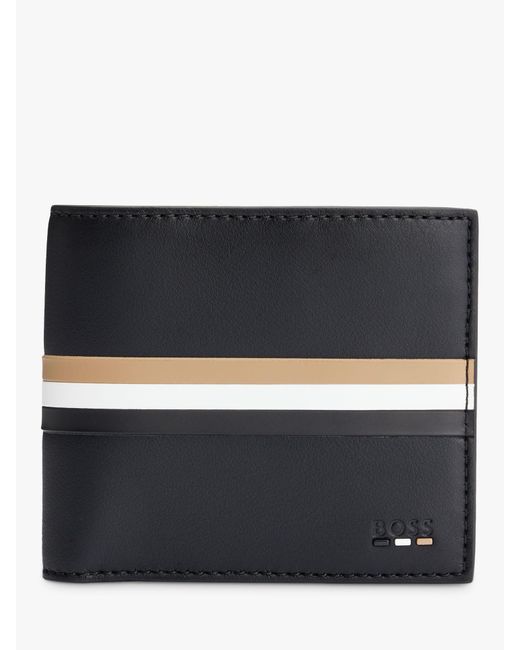Boss Black Boss Ray Faux Leather Siganture Stripe Wallet for men