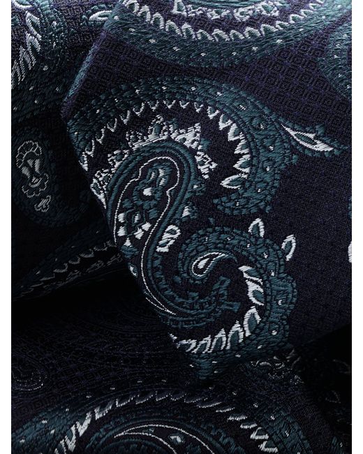 Charles Tyrwhitt Blue Paisley Silk Tie for men
