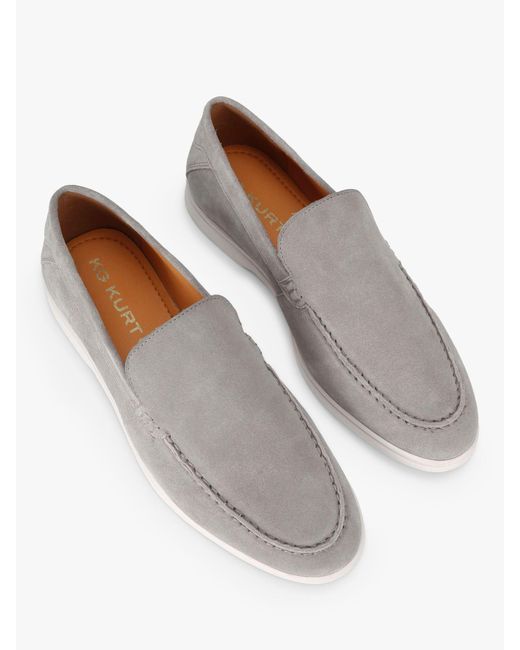 KG by Kurt Geiger Gray Ryan Loafers for men