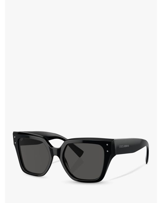 Dolce & Gabbana Black Dg4471 Rectangular Sunglasses