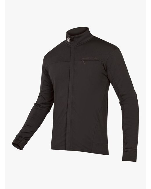 Endura Black Xtract Roubaix Long Sleeve Jersey for men
