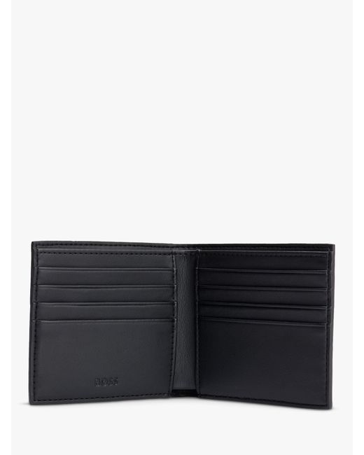 Boss Black Boss Ray Faux Leather Siganture Stripe Wallet for men