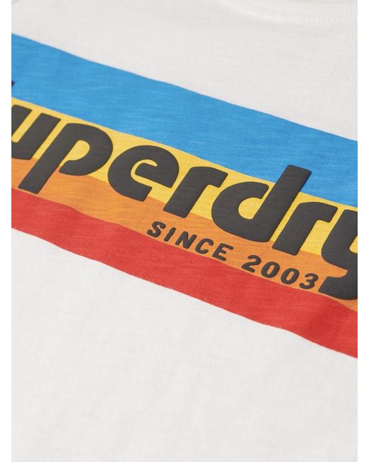 Superdry Multicolor Cali Striped Logo Vest for men