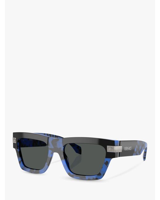 Versace Gray Ve4464 Square Sunglasses for men