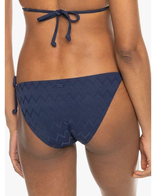 Roxy Blue Coolness Side Tie Bikini Bottoms