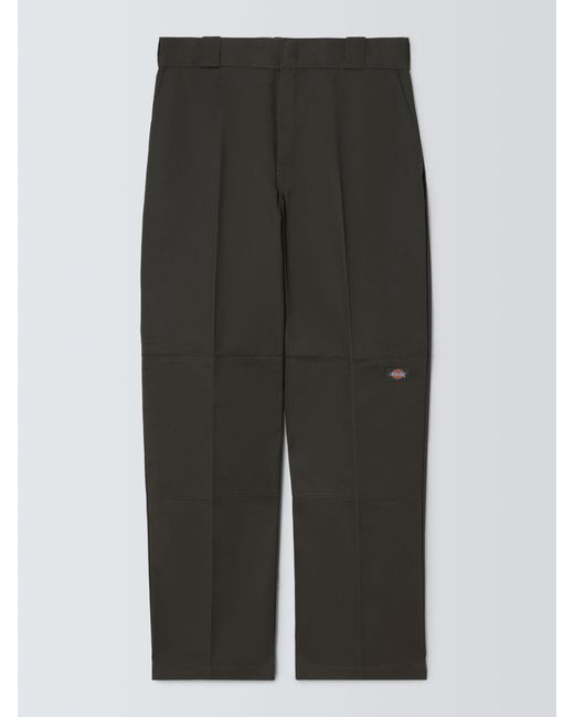 Dickies Gray Double Knee Relaxed Fit Work Trousers for men