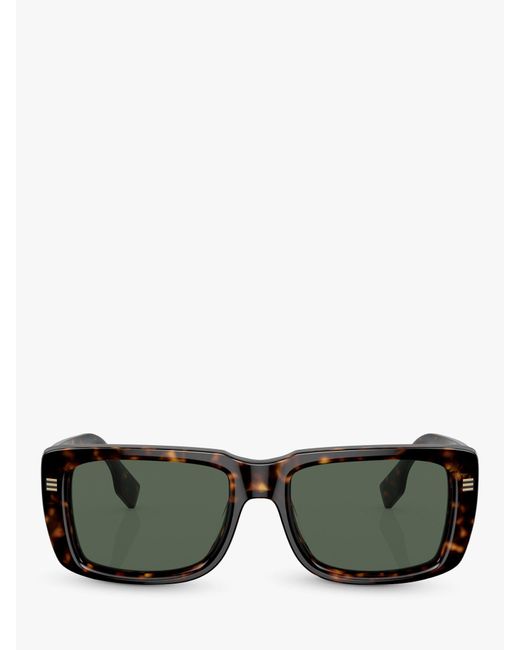 Burberry Gray Be4376u Jarvis Rectangular Sunglasses for men
