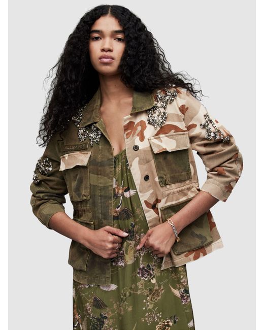 Embellished hotsell utility jacket