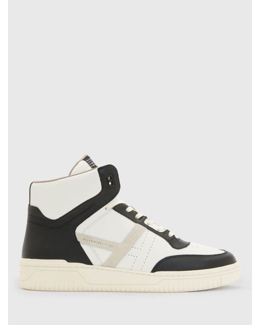 AllSaints Natural Pro Suede High Top Trainers for men