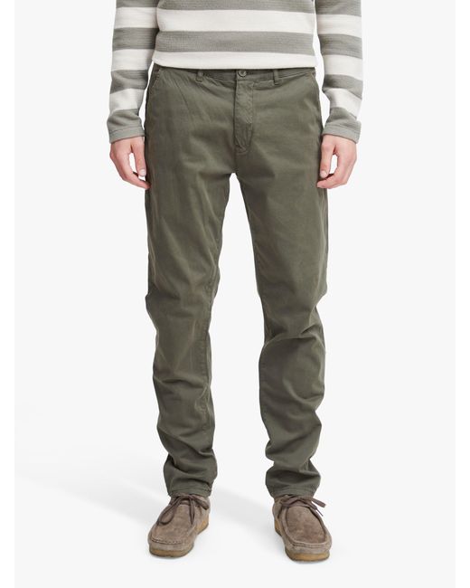 Casual Friday Green Viggo Slim Fit Chino Trousers for men