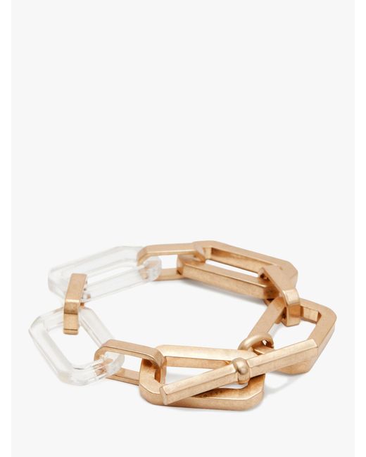 AllSaints Natural Chunky Link Toggle Bracelet