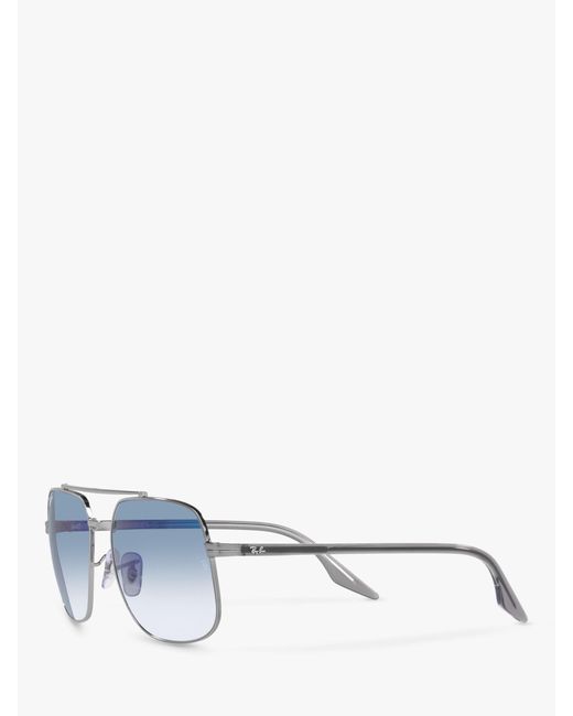 Ray-Ban Rb3699 Square Sunglasses in Blue for Men | Lyst UK