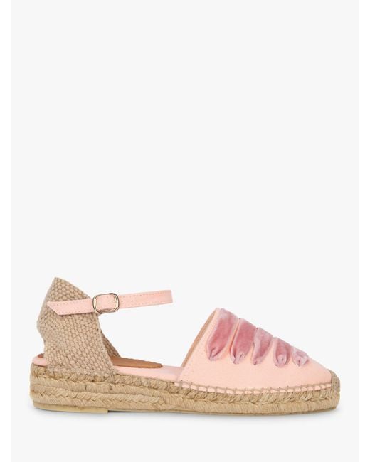 Penelope Chilvers Pink Dali Mary Jane Espadrilles