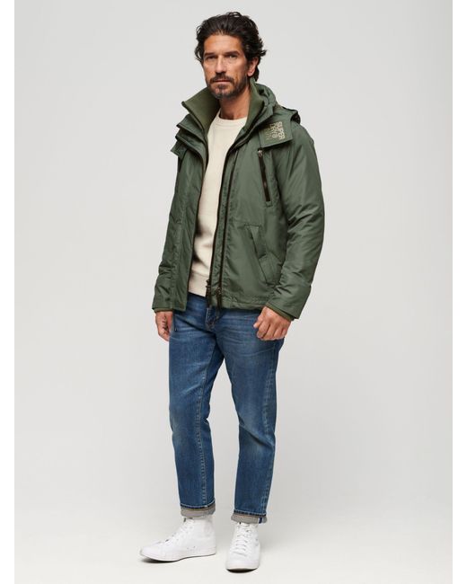 Superdry Green Hooded Mountain Sd Windbreaker Jacket for men