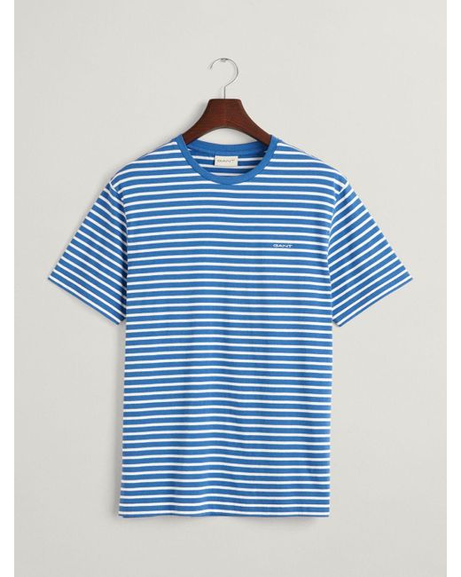 Gant Blue Striped T-shirt for men