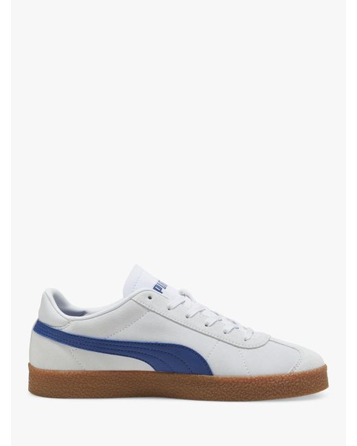 PUMA Blue Club 5v5 Suede Lace Up Trainers for men