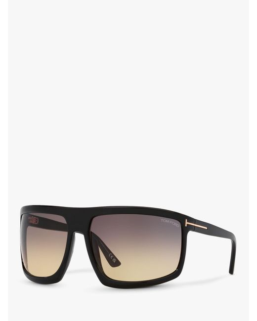 Tom Ford Black Tr001675 Clint-02 Square Sunglasses