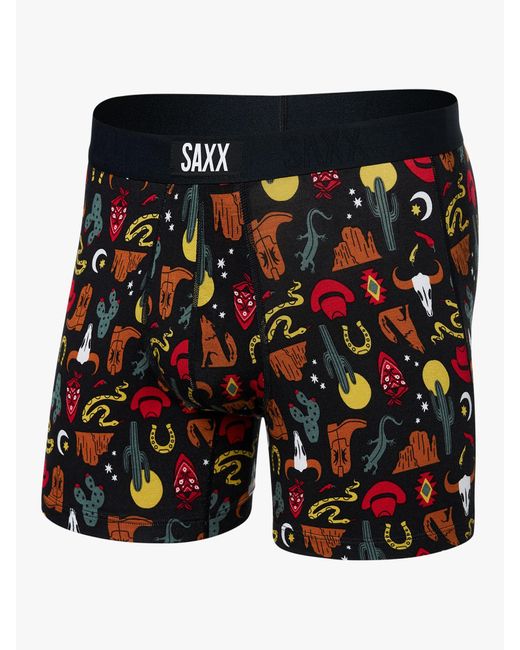 Saxx Underwear Co. Blue Vibe Slim Fit Desert Daze Print Trunks for men