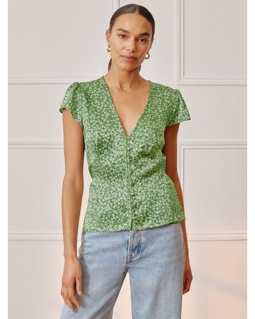 Albaray Green Forget Me Knot Top