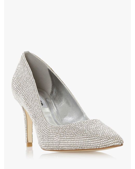 dune metallic shoes