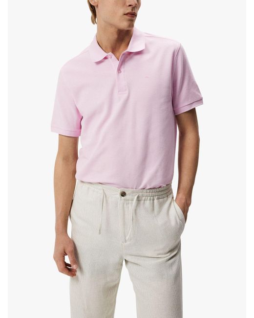 J.Lindeberg Multicolor Troy Cotton Polo Shirt for men