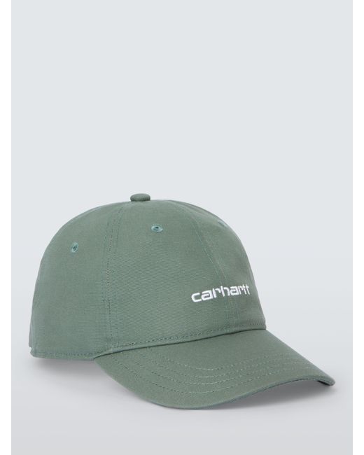 Carhartt Green Canvas Script Hat for men