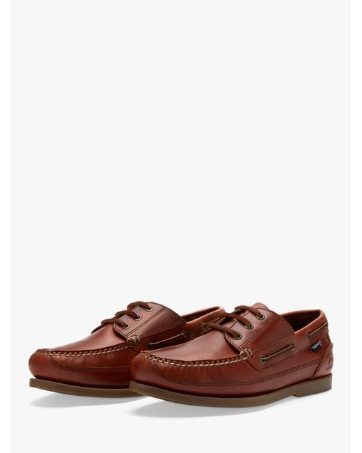 Chatham Rockwell Ii G2 Leather Boat Shoes in Brown for Men Lyst UK