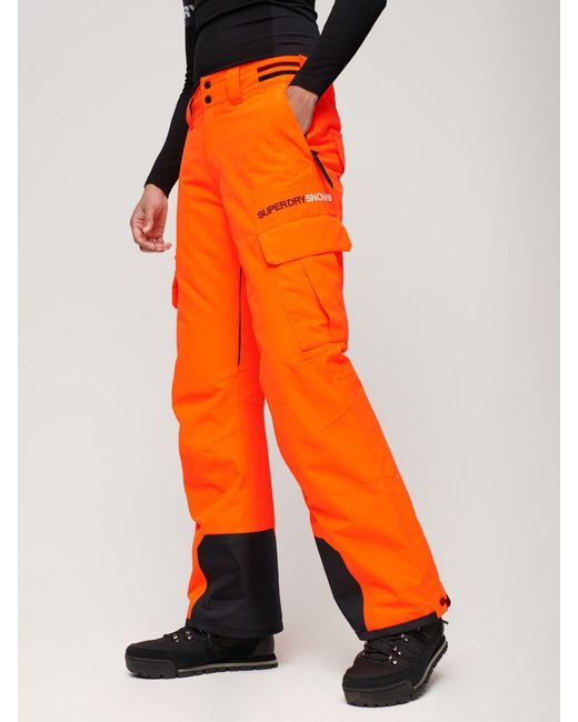 Superdry Sport Ski Ultimate Rescue Trousers in Orange for Men | Lyst UK