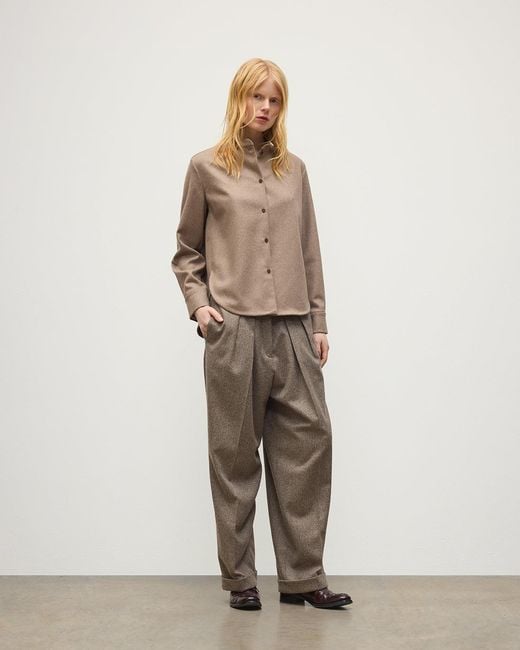 Johnstons Natural Etain Shirt