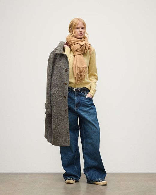 Johnstons Brown Camel Cashmere Stole