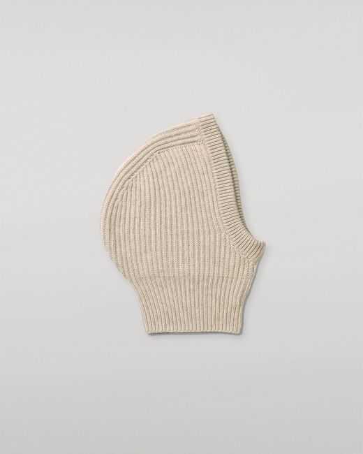 Johnstons White Nevis Cashmere Hood