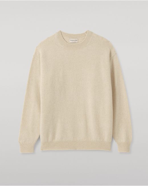 Johnstons White Craigie Lambswool Jumper