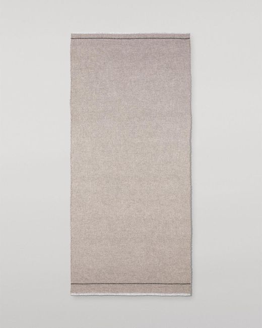 Johnstons Natural Usan Cashmere Scarf