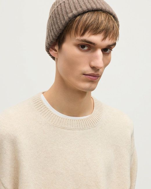 Johnstons White Craigie Lambswool Jumper