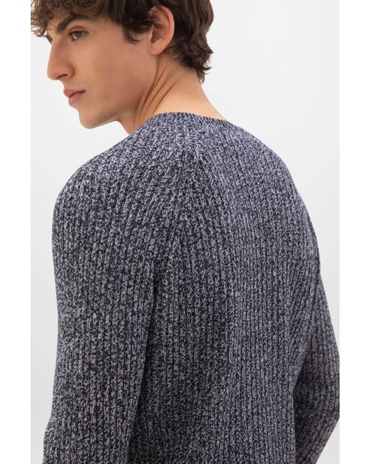 Johnstons Gray Cashmere Marl Sweater
